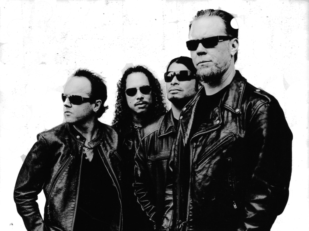 Metallica Png Pic - Metallica Bw (1024x768), Png Download