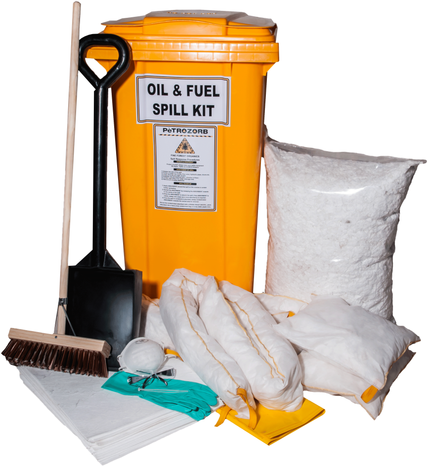 Marine 180l Wheelie Bin Spill Kit Marine - Marine Oil Spill Kit (900x1024), Png Download