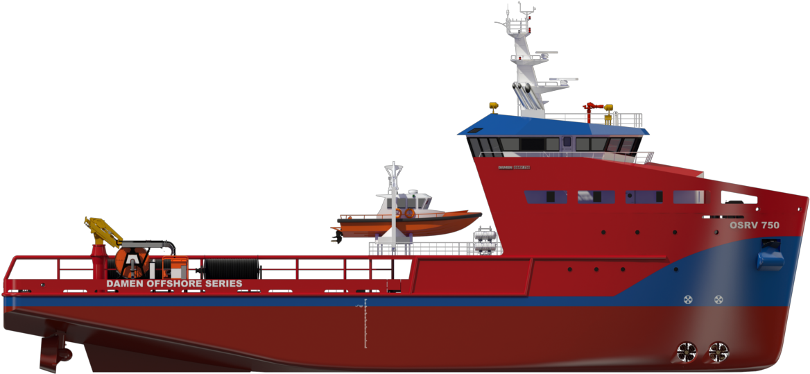 The Damen Oil Recovery Vessels Are Dedicatedly Designed - Oil Spill Recovery Vessel (1300x575), Png Download