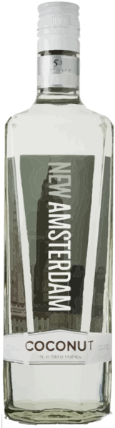 New Amsterdam Coconut Vodka - New Amsterdam Apple Vodka - 750 Ml Bottle (400x600), Png Download