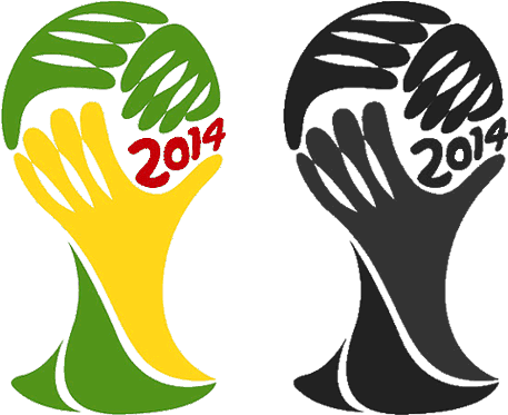 Fifa World Cup 2014 Logo - 2014 Fifa World Cup (560x397), Png Download