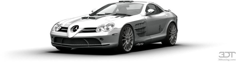Mercedes Slr Mclaren Coupe 2002 Tuning - Mercedes Slr Mclaren Png (1004x373), Png Download