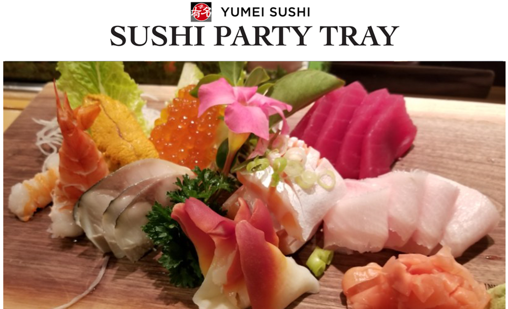 Yumei Party Top - Yumei Sushi Japanese Restaurant (1000x609), Png Download