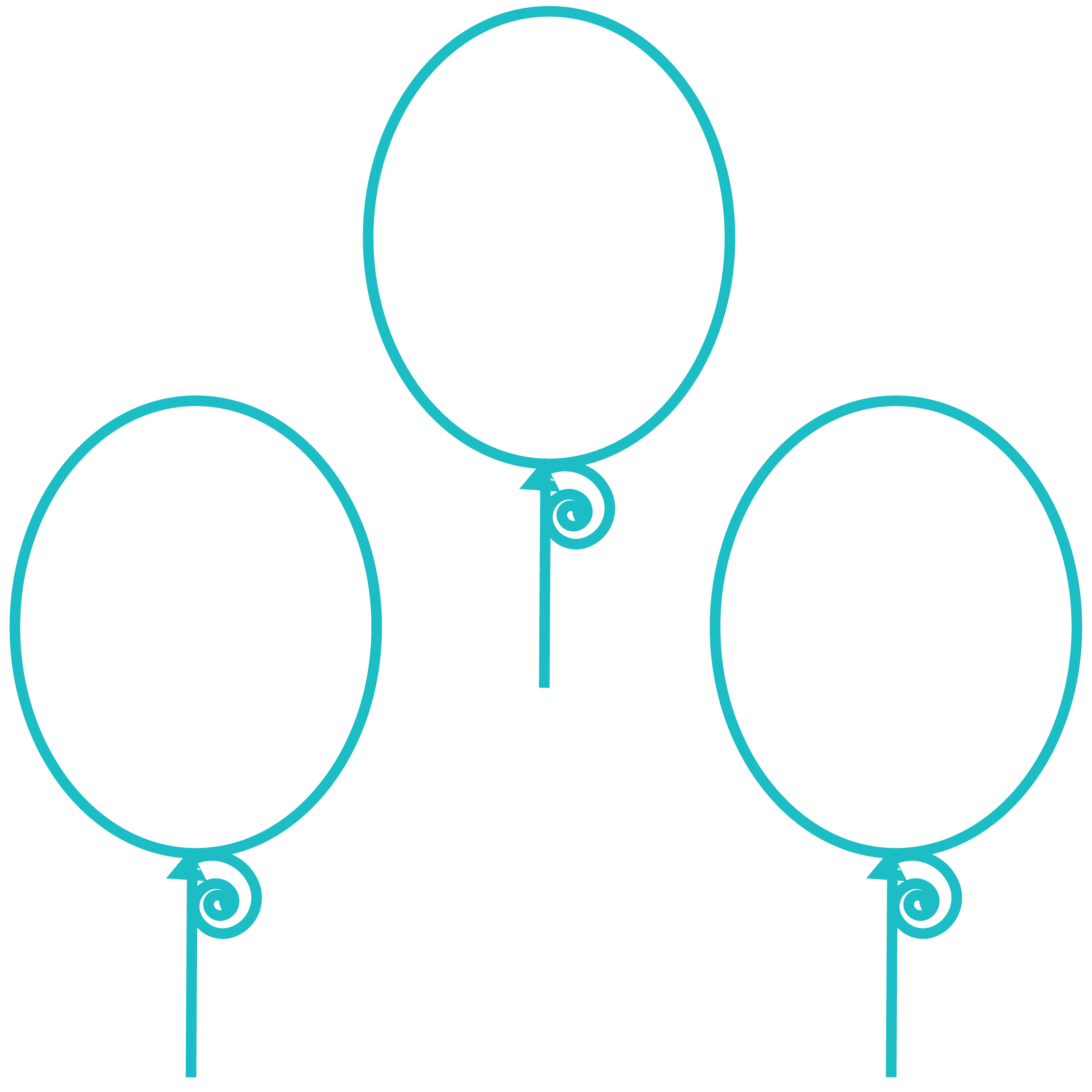 Balloon Decorations We Bring Happiness And Fun - Circle (2138x2138), Png Download