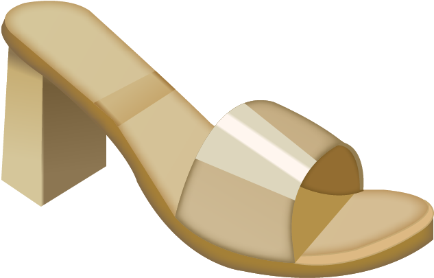 Download Ai File - 👡 Emoji (640x640), Png Download