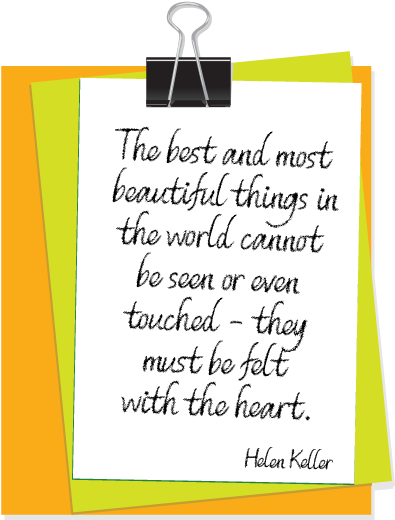 The Best And Most Beautiful Things In The World Cannot - Stock Illustration (400x560), Png Download