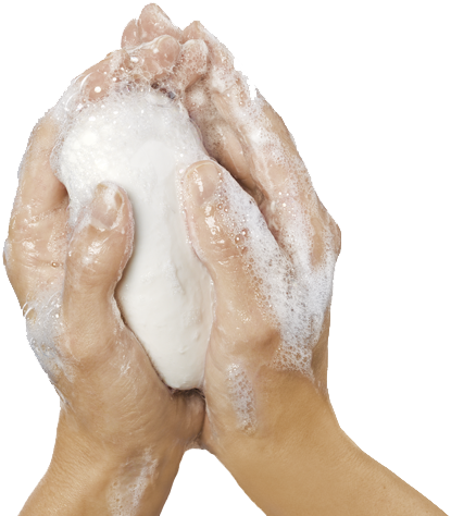 Hands - Washing Hands Soap Png (415x474), Png Download