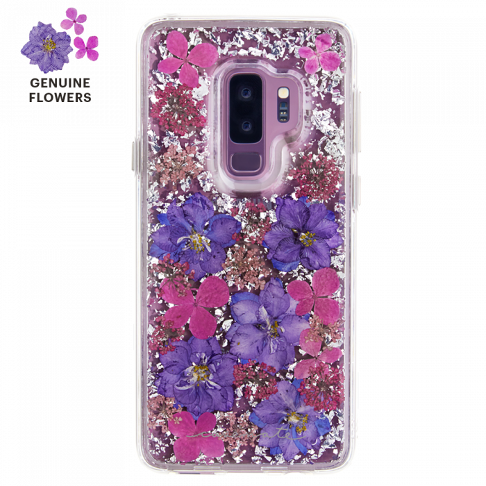 Case-mate Samsung Galaxy S9 Purple Karat Petals Back - Case Mate Petals Case (700x700), Png Download