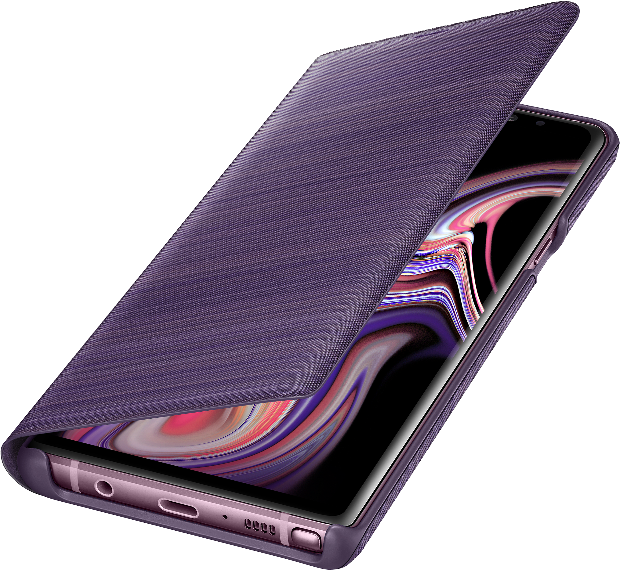Samsung Galaxy Note 9 Led Wallet Cover Lavender Purple - Lavender Note 9 (3000x2000), Png Download