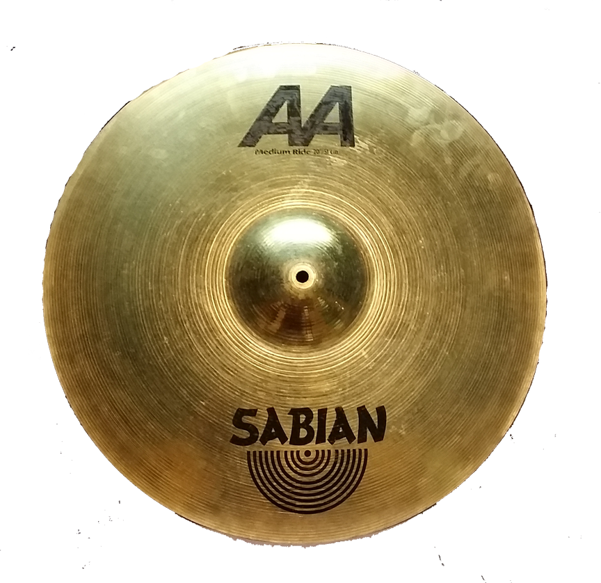 Used Ride Cymbal - Sabian Aax Stadium Ride 20 (864x838), Png Download