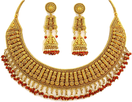 Download Hd Jewellery Necklace Gold Jewellery Transparent Png Image Nicepng Com