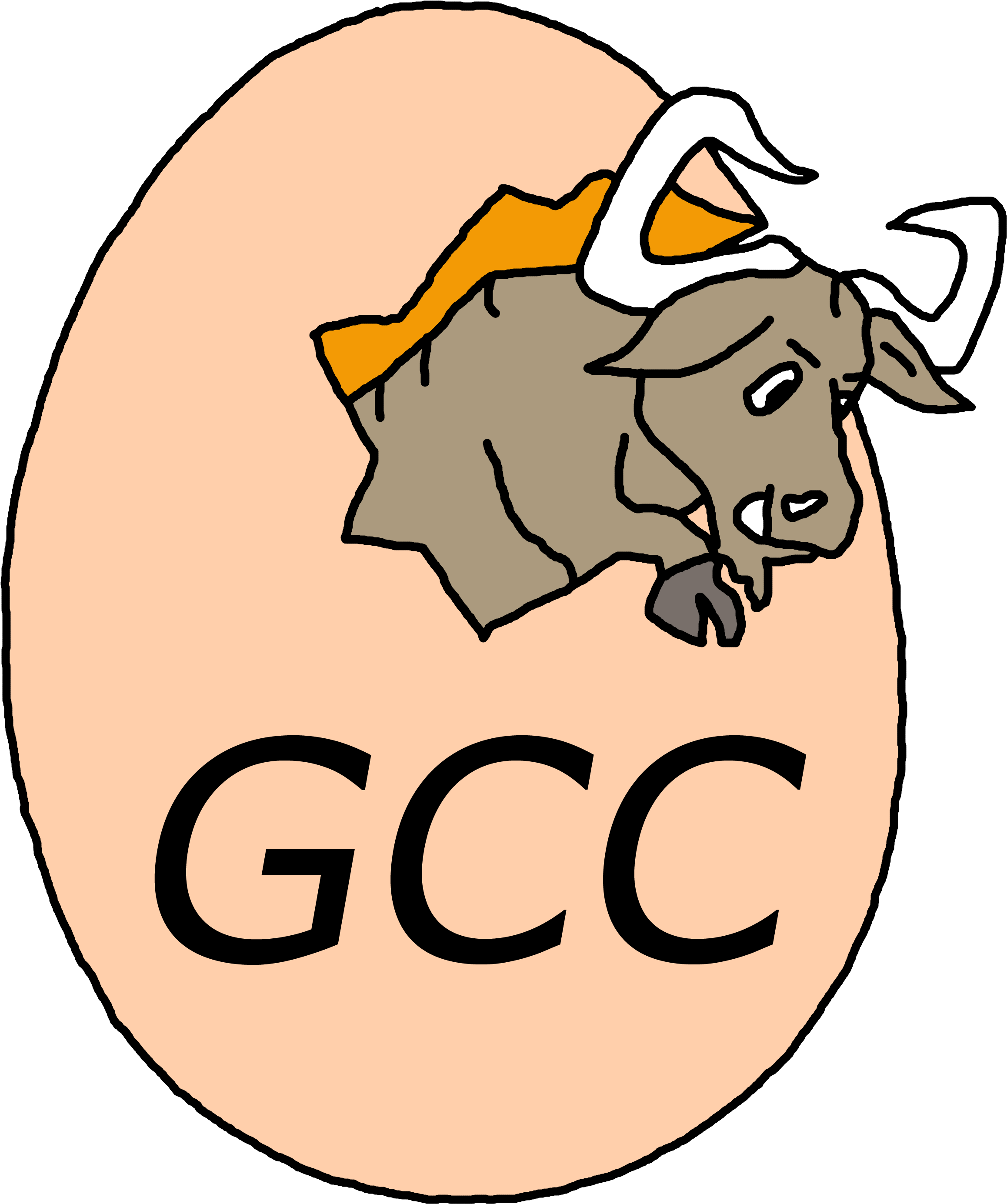 47247846 - Gnu Compiler Collection (550x653), Png Download