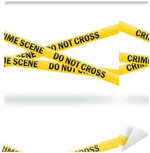 Crime Scene Tape Halloween Decoration Do Not Cross (400x400), Png Download