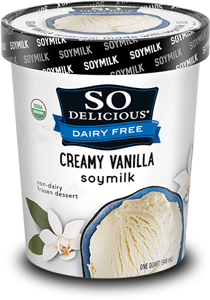 Creamy Vanilla - So Delicious Cashew Vanilla Ice Cream (480x510), Png Download