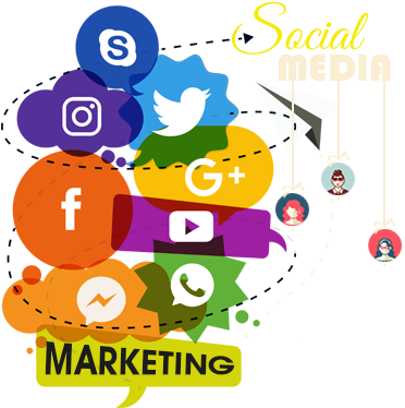Social Media Marketing - Management Community (396x379), Png Download