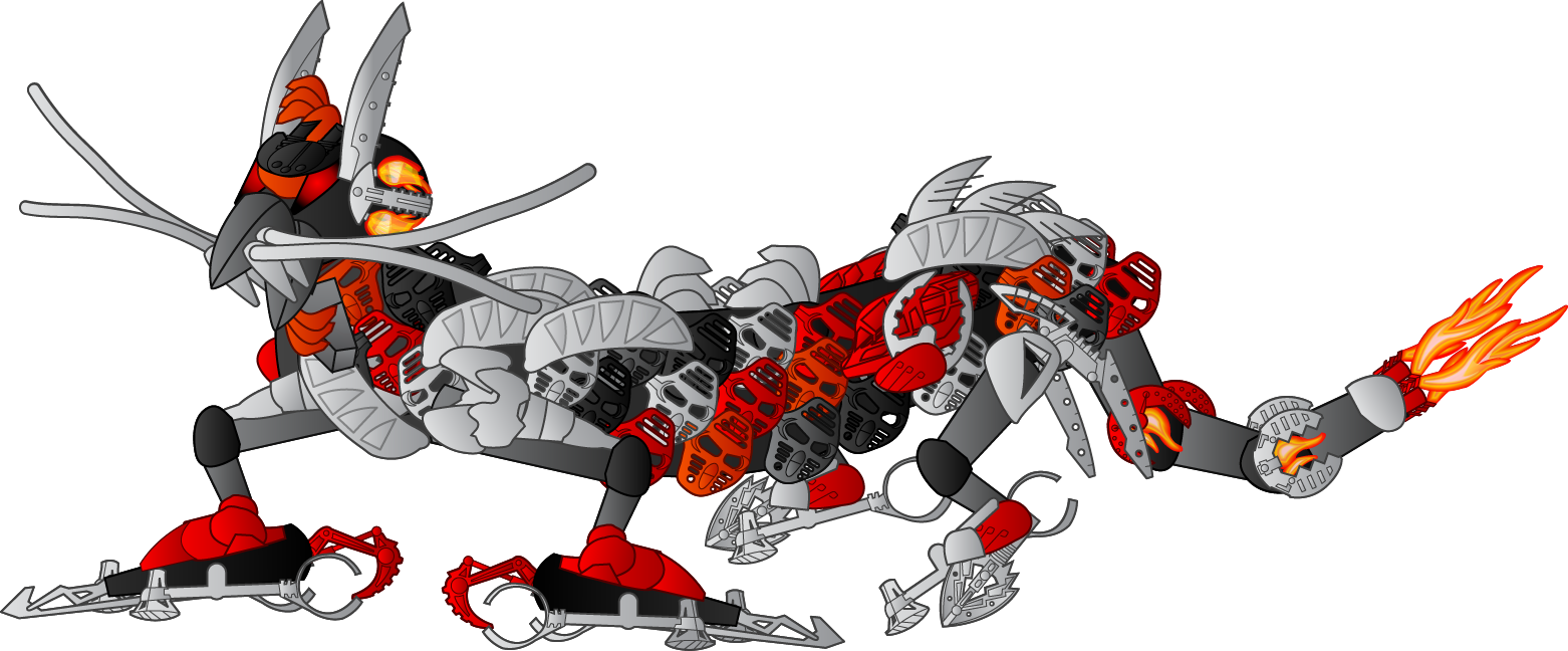 Kanohi-dragon - Cartoon (1562x648), Png Download