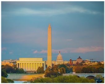 Poster: Sborisov's Lincoln Memorial, Washington Monument (400x400), Png Download