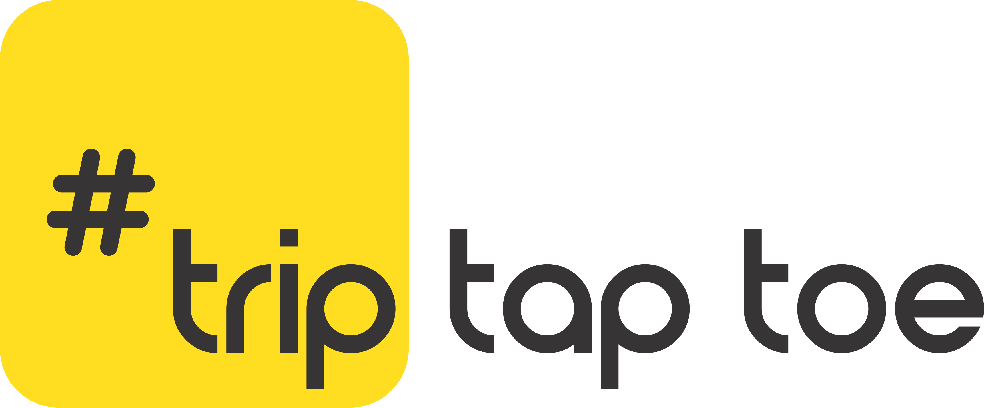 Trip Tap Toe Logo Png (3443x1428), Png Download