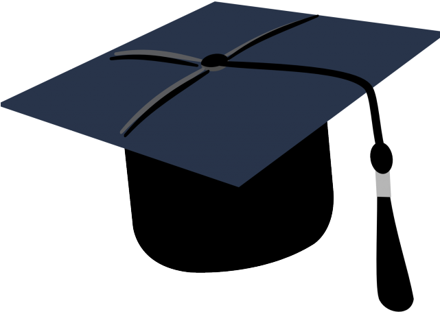 Graduation Cap Png - Blue Graduation Cap Png (640x480), Png Download