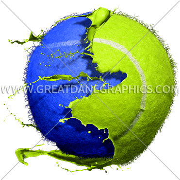Paintball Tennis Ball - Paintball Tennis (385x369), Png Download