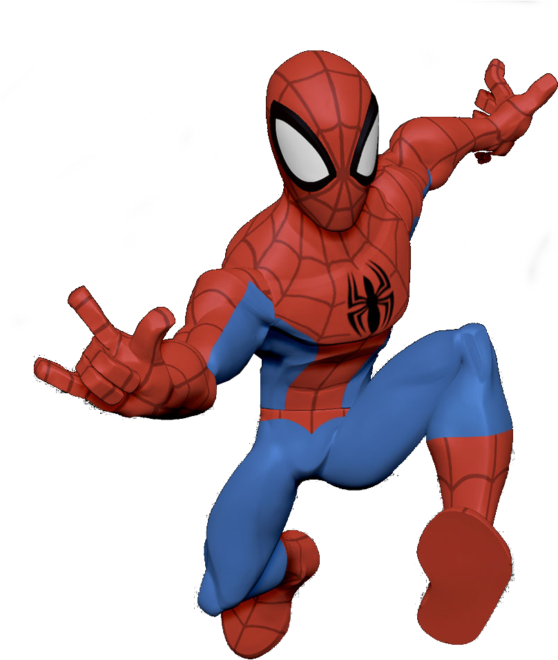 Spiderman Citypose - Disney Infinity (837x1002), Png Download