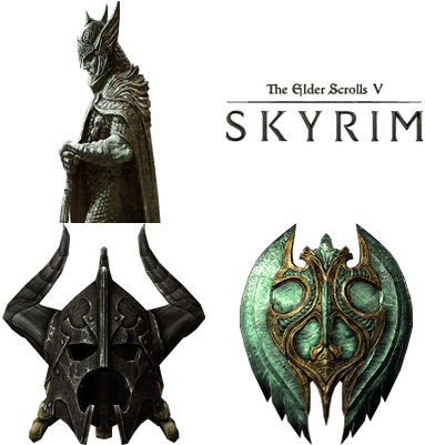 Skyrim Necklace | The Elder Scroll Necklace | Skyrim (400x400), Png Download