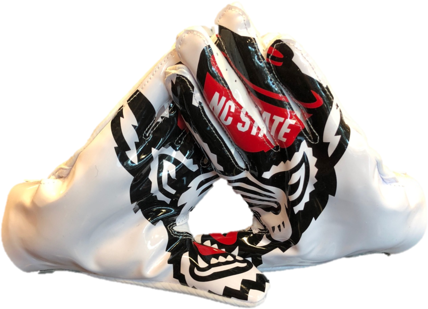 Nc State Wolfpack Adidas White Adizero 5-star - Nc St Wolfpack Holographic Portfolio (1024x1024), Png Download