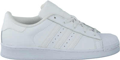 Adidas White Adidas Sneakers Superstar C Girls' Sneakers - Leather Vans (400x400), Png Download