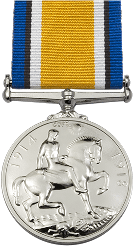 British War Medal Bwm World War 1 Medal Reverse - British War Medal Png (500x500), Png Download