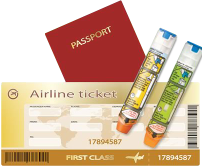 Order Your Epipen® Trainer Pen - Epinephrine Autoinjector (404x334), Png Download
