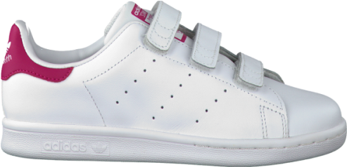 Adidas White Adidas Sneakers Stan Smith Cf C Girls' - Sneakers (500x500), Png Download