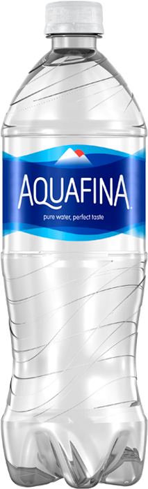 Official Site For Pepsico Beverage Information - Aquafina Pure Water - 6 Count, 24 Fl Oz Bottles (300x700), Png Download