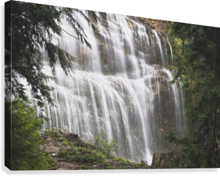 Bridal Veil Falls Canvas Print - Bridal Veil Falls Provincial Park (429x344), Png Download