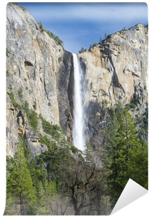 Beautiful Bridal Veil Falls, Yosemite Nat Park, California, - Yosemite National Park, Bridalveil Fall (400x400), Png Download
