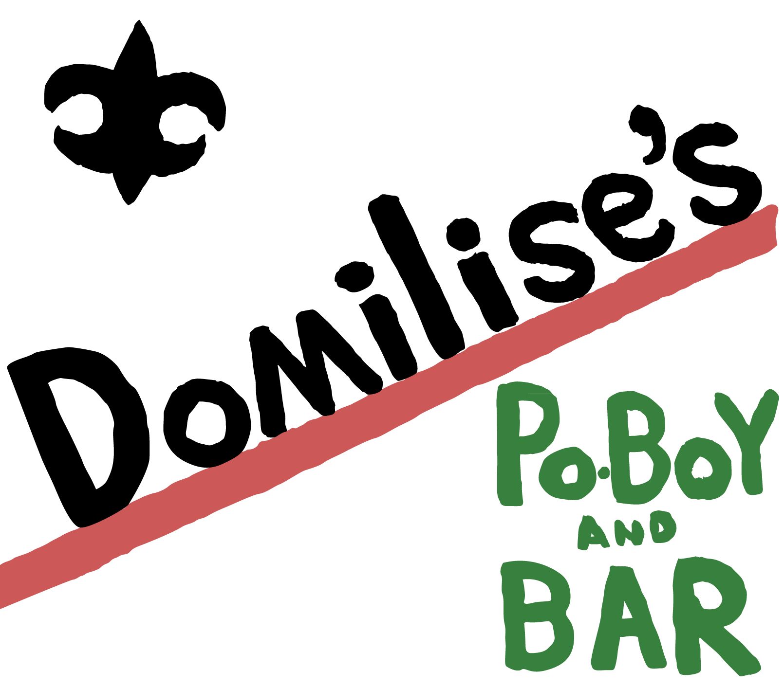 Serious Hole In The Wall & Best Po Boy In Town - Domilise's Po-boy & Bar (1610x1414), Png Download