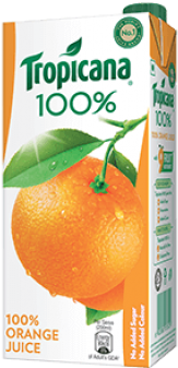 Tropicana 100% Orange Juice Tetra Pack - Tropicana Delight Fruit Juice - Apple, 1 Ltr (350x350), Png Download