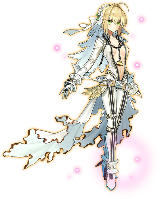 Unshackled Bridal Gown - Fate/extella [limited Box] (multi-language) (556x693), Png Download