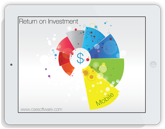 Mobile Learning Shows Return On Investment For Business - Circle (606x463), Png Download