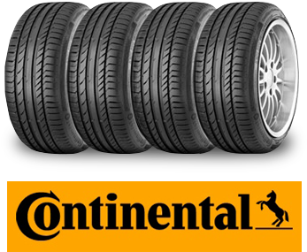 Continental Contisportcontact 5 Tyres 225/45r17 91w (600x369), Png Download