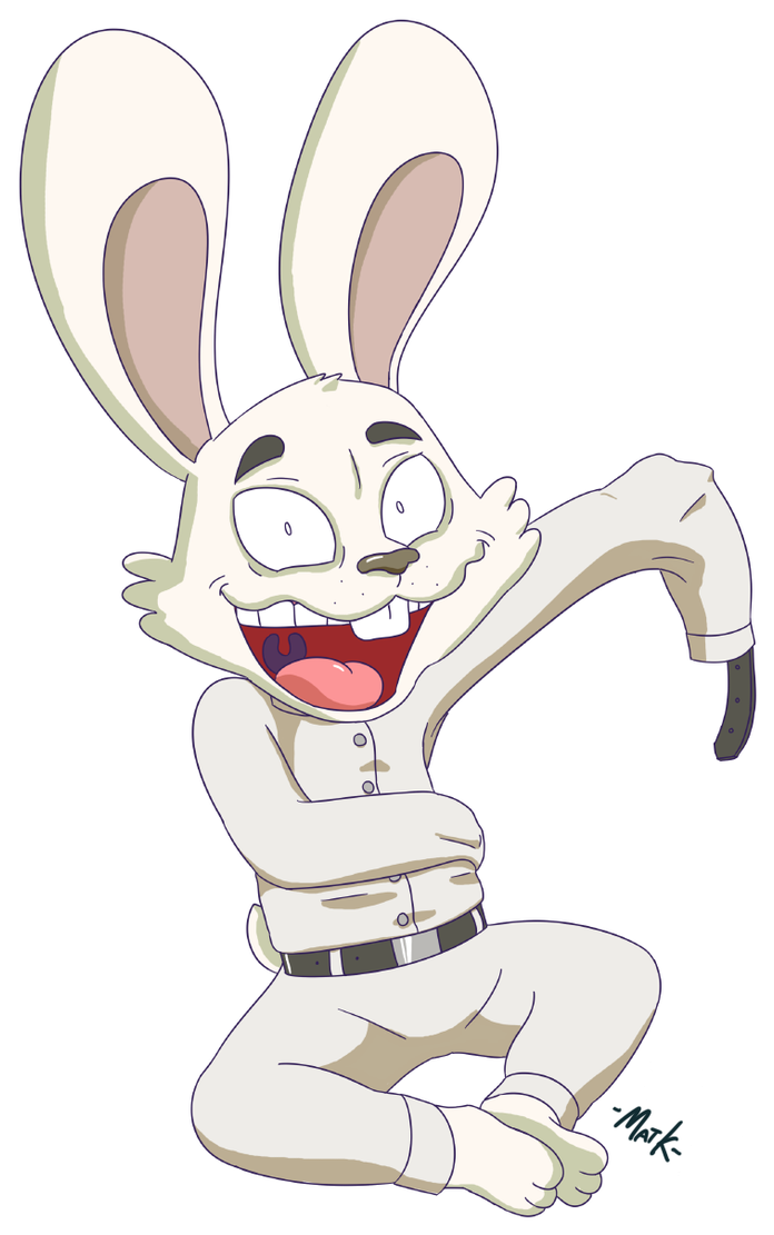 Mat, That Rabbit Guy On Twitter - Cartoon (785x1200), Png Download