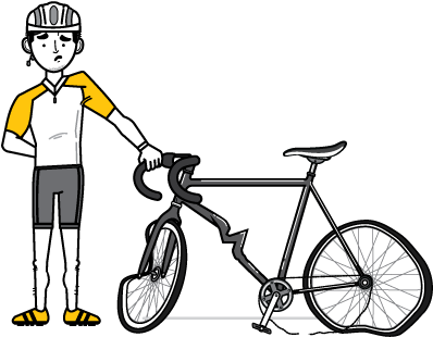 Road Bicycle (443x343), Png Download