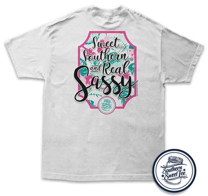 Image Of Sweet, Southern & Real Sassy - Bless Your Heart (800x800), Png Download