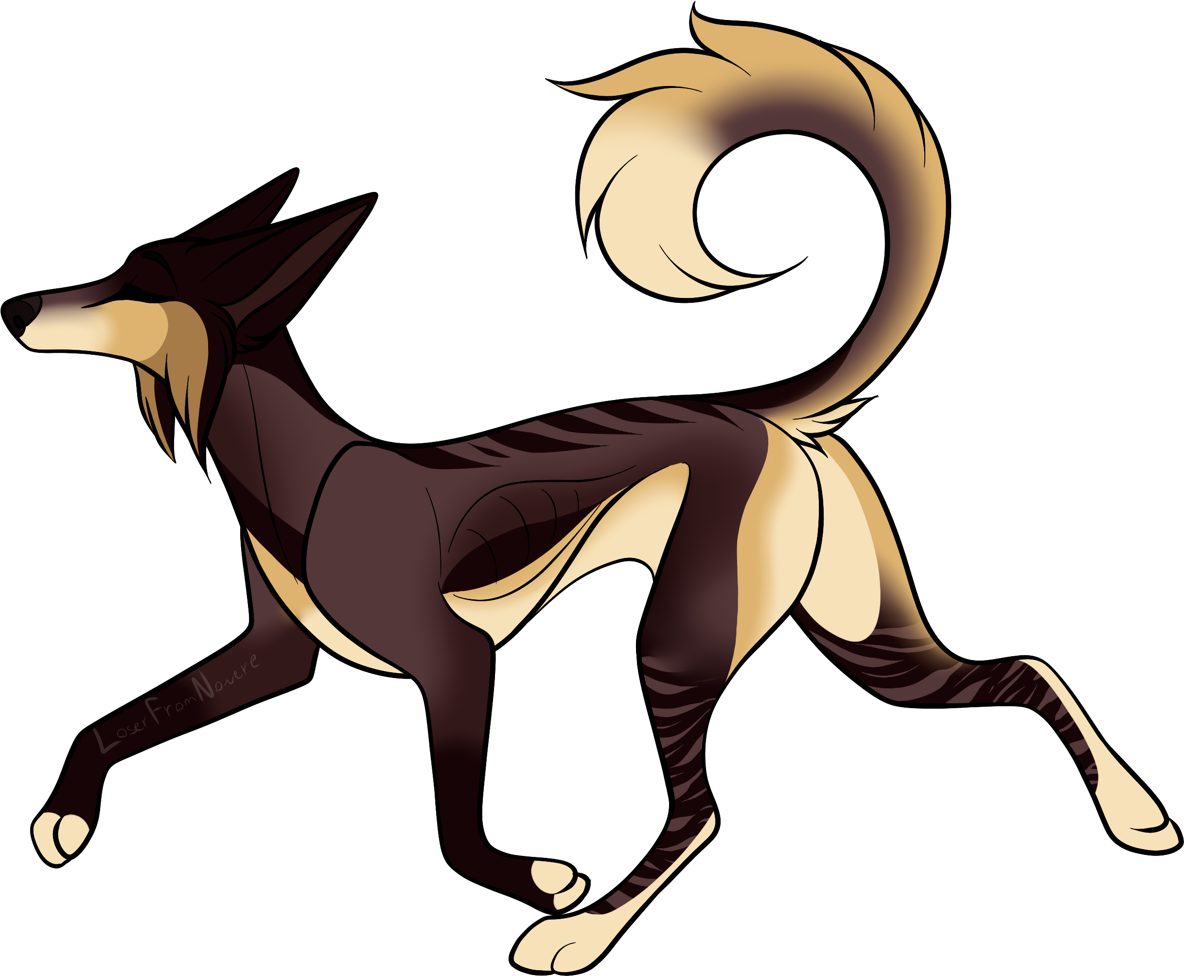 Sassy - Dog Catches Something (2565x2092), Png Download