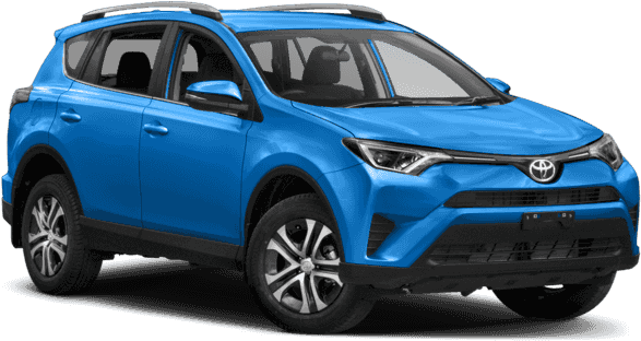 New 2018 Toyota Rav4 Le - Toyota Rav4 Blue (640x480), Png Download