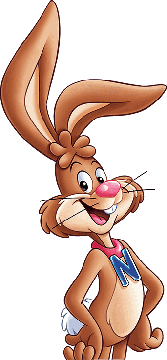 Bunny - Bunny With N Logo (342x738), Png Download