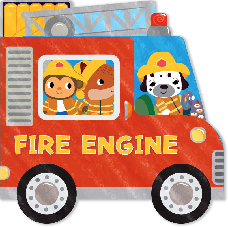 Vbb Fireengine Cover - Fire Engine [book] (800x800), Png Download