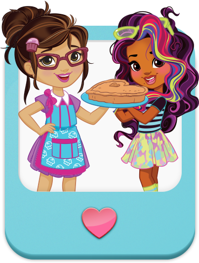Nickelodeon Sunny Day Cindy And Rox Art - Sunny Day Nickelodeon 2017 (450x550), Png Download