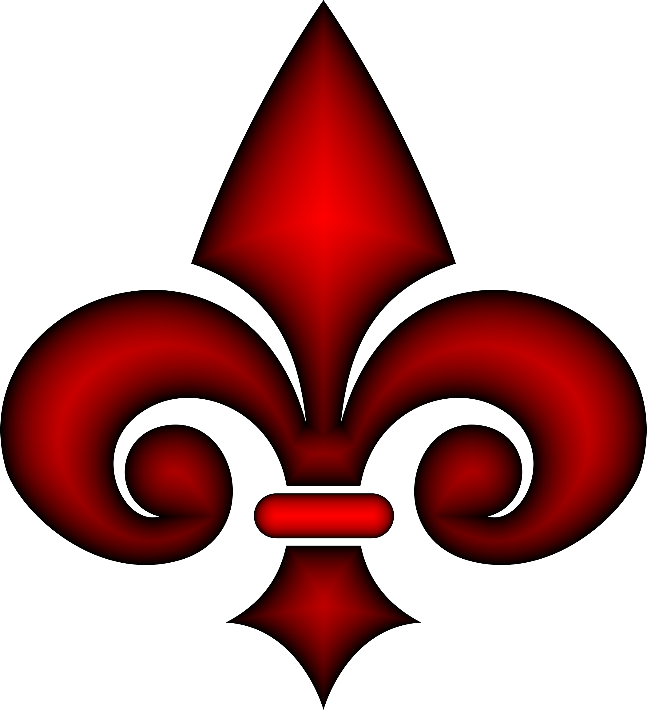 Big Image - Fleur De Lis Clip Art (2104x2308), Png Download