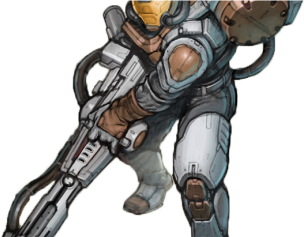 Halo Wars Clipart Transparent - Halo Wars Flame Marine (640x480), Png Download