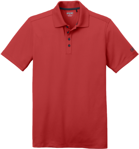 Ogio Metro Polo - Red White Shirt Sports (500x500), Png Download